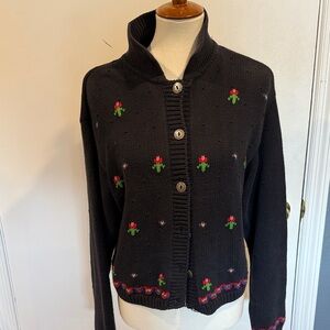 Vintage lizsport tulip cardigan
